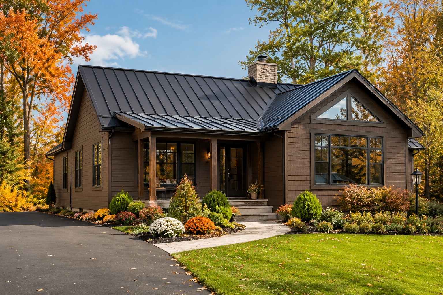 Metal Roofing Home & Roof Details